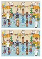 Vorschau - Arbeitsblätter - Lesespurgeschichte Fasching - 2-fach differenziert - Seite 3