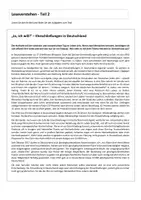 Vorschau - Unterrichtsreihen - telc B2 Leseverstehen Teil 2 (Heiraten) + Lösung - Deckblatt