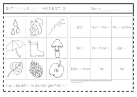 Vorschau - Arbeitsblätter - Leseübungen Herbst Klasse 1 und 2 - Seite 2