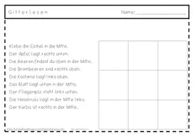 Vorschau - Arbeitsblätter - Leseübungen Herbst Klasse 1 und 2 - Seite 3