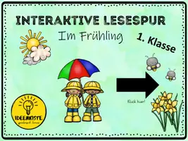 Vorschau - Interaktives Material - Lesen im Frühling, Interaktive PDF (1. Klasse) - Seite 1