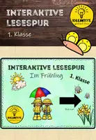 Vorschau - Interaktives Material - Lesen im Frühling, Interaktive PDF (1. Klasse) - Deckblatt