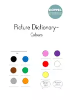 Vorschau - Arbeitsblätter - Picture Dictionary "Colours" - Bilderwörterbuch - Deckblatt