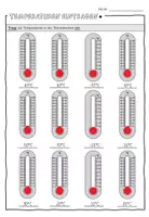 Vorschau - Arbeitsblätter - Arbeitsblatt: Temperaturen eintragen (differenziert) - Seite 2