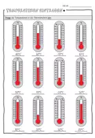 Vorschau - Arbeitsblätter - Arbeitsblatt: Temperaturen eintragen (differenziert) - Seite 3