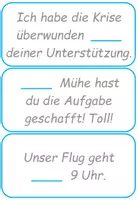 Vorschau - Arbeitsblätter - Deutsch: Präpositionen - Übungskarten - Seite 2
