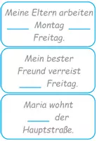 Vorschau - Arbeitsblätter - Deutsch: Präpositionen - Übungskarten - Seite 3