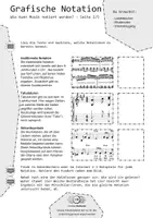 Vorschau - Arbeitsblätter - Grafische Notation: Analysieren und selbst schreiben - Seite 2