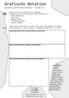 Vorschau - Arbeitsblätter - Grafische Notation: Analysieren und selbst schreiben - Seite 3