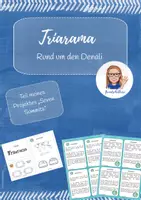 Vorschau - Mal- und Bastelvorlagen - Denali-Triarama: Interaktive PDF & Stationen zum kältesten Berg der Welt - Deckblatt