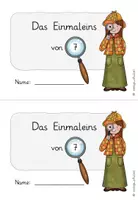 Vorschau - Arbeitsblätter - Einmaleins - Heft: Das Einmaleins von 7 unter der Lupe - Seite 2