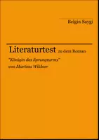 Vorschau - Arbeitsblätter - Literaturtest zu "Königin des Sprungturms" von Martina Wildner - Deckblatt