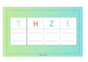 Vorschau - Präsentationen/Tafelbilder - Stellenwertschieber // T, H, Z, E in bunt und schwarz - Seite 3