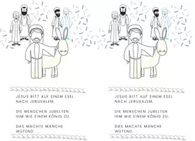 Vorschau - Unterrichtsreihen - Ostergeschichte Arbeitsblätter für den Religionsunterricht - Seite 1