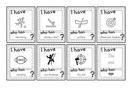Vorschau - Spiele - I have who has activities Spiel Englisch warm up - Seite 2