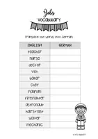Vorschau - Arbeitsblätter - Jobs Bundle - Englisch (Klasse 3 bis 6) - Seite 1