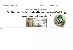 Vorschau - Stundenentwürfe - Flipbook Imperialismus: Umbenennung der Lüderitzstraße - Seite 2