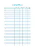 Vorschau - Lehrpläne/Lehrermaterial - Notenliste - Seite 1