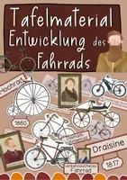 Vorschau - Poster - Entwicklung des Fahrrads Tafelmaterial - Erfindung des Fahrrads über die Jahre - Deckblatt