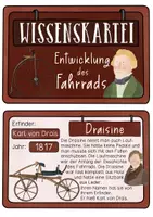 Vorschau - Merkblätter - Wissenskartei Entwicklung des Fahrrads - Fahrrad Erfindung Texte - Seite 2