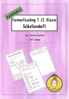 Vorschau - Arbeitsblätter - Formenfasching: Handeln mit Flächenformen für 1. und 2. Klasse - Deckblatt