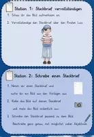 Vorschau - Arbeitsblätter - Vom Steckbrief zur Personenbeschreibung - Seite 1