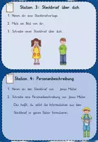 Vorschau - Arbeitsblätter - Vom Steckbrief zur Personenbeschreibung - Seite 2