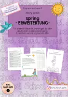 Vorschau - Arbeitsblätter - *Ergänzung* Story Walk "spring" - Deckblatt