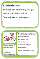 Vorschau - Stationenlernen - Abschreibkartei mit zusätzlichen Aufgaben - Seite 2