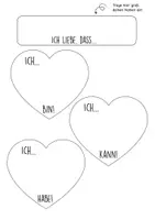 Vorschau - Arbeitsblätter - Valentinstag-Bastelei - Selbstliebe & Selbstwert fördern - Seite 3