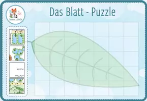 Vorschau - Spiele - Struktur und Aufbau des Blattes – digitales Puzzle für Computer & iPad - Seite 2