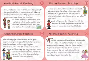 Vorschau - Arbeitsblätter - Abschreibkartei-Paket Fasching - Seite 3