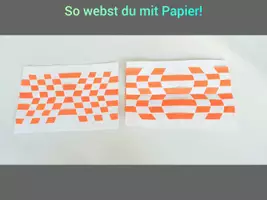 Vorschau - Bildkarten - So webst du mit Papier ein Bild! - Deckblatt