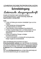 Vorschau - Unterrichtsreihen - Mit dem LA-Schreiblehrgang schnell und gründlich die Lateinische Ausgangsschrift erlernen - LEHRERAUSGABE - Seite 1