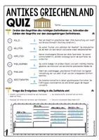 Vorschau - Arbeitsblätter - Antikes Griechenland Test | Quiz | Arbeitsblätter | Homeschooling - Seite 3