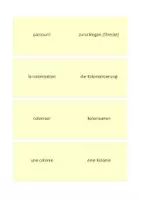 Vorschau - Aufgabenkarten - Vokabelkarten zu Tous Ensemble 4, Unité 1 - Seite 3