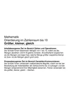 Vorschau - Arbeitsblätter - Größer, kleiner, gleich (Zahlenraum bis 10) - Seite 1