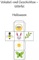 Vorschau - Spiele - Vokabel-Würfel / Geschichten-Würfel - Ostern und Frühling - Deckblatt