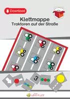 Vorschau - Spiele - Klettmappe: Traktoren auf der Strasse - Deckblatt