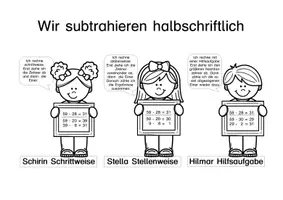 Vorschau - Arbeitsblätter - Halbschriftliches Subtrahieren ZR 100 - Seite 2