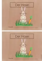 Vorschau - Arbeitsblätter - Der Hase - Arbeitsheft - Tiere des Waldes - Seite 1