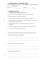 Vorschau - Klassenarbeiten - Deutscharbeit zur Ballade "Kaspar Hauser" für schwache Lerner! - Seite 2