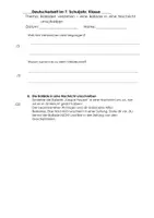 Vorschau - Klassenarbeiten - Deutscharbeit zur Ballade "Kaspar Hauser" für schwache Lerner! - Seite 3