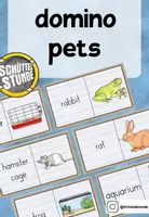 Vorschau - Spiele - Englisch domino - "pets" - Deckblatt