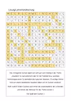 Vorschau - Arbeitsblätter - Haustier - Suchsel/Buchstabengitter - Seite 1