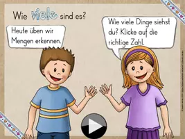 Vorschau - Spiele - Mathematik 1: Mengen erkennen bis 10 - interaktive Aufgabe - Seite 3
