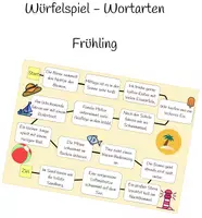 Vorschau - Spiele - Würfelspiel - Wortenarten - Sommer - Deckblatt
