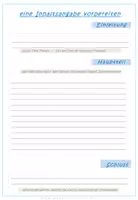 Vorschau - Arbeitsblätter - Deutsch: Vorlage Inhaltsangabe - Seite 2