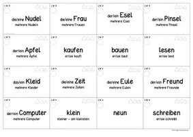 Vorschau - Stationenlernen - Lernwörterportionen für Klasse 2 (wachsendes Paket) - Seite 3