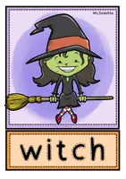 Vorschau - Poster - Halloween Englisch: Wortschatz Bild- und Wortkarten | Flashcards - Seite 1